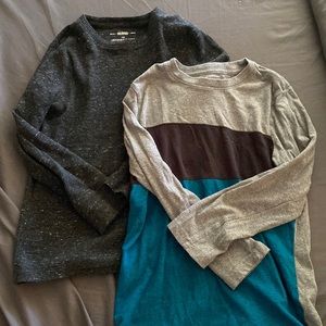 Two! Boys super soft size small long sleeve tees